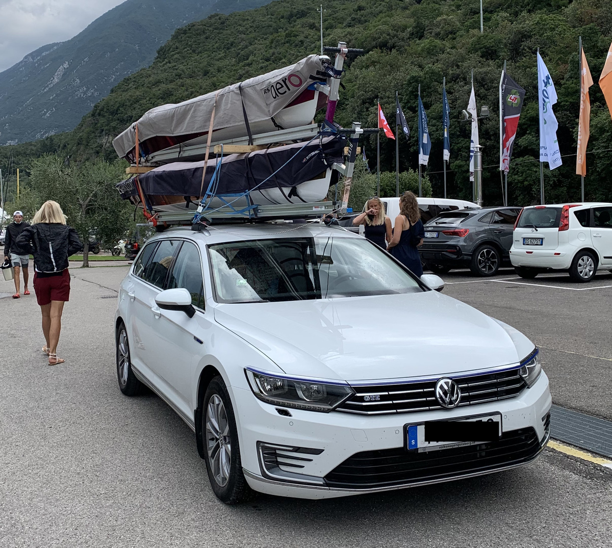 Stapel-Lösung auf einem Auto